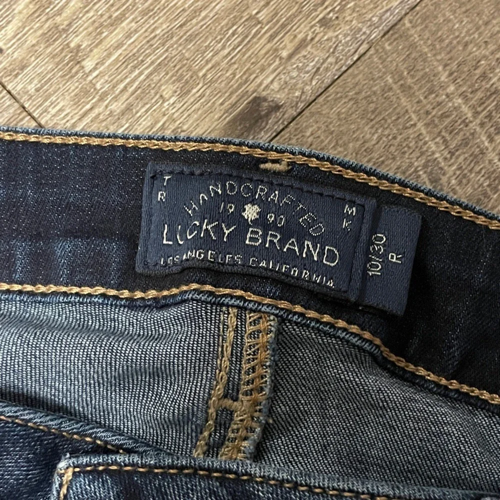 Lucky‎ Brand Lolita Boot Dark Wash Jeans Womens 10/30 R Bootcut Stretch Denim
